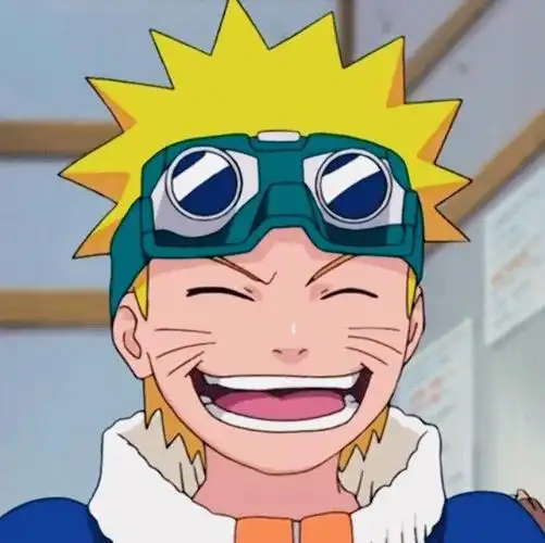 漩涡鸣人自截头像无时不刻都是爽朗的笑容