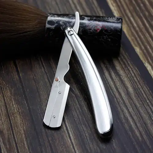 刮刀直刃理发剃须刀手动老式美发剃刀刀片刮脸剃须刀