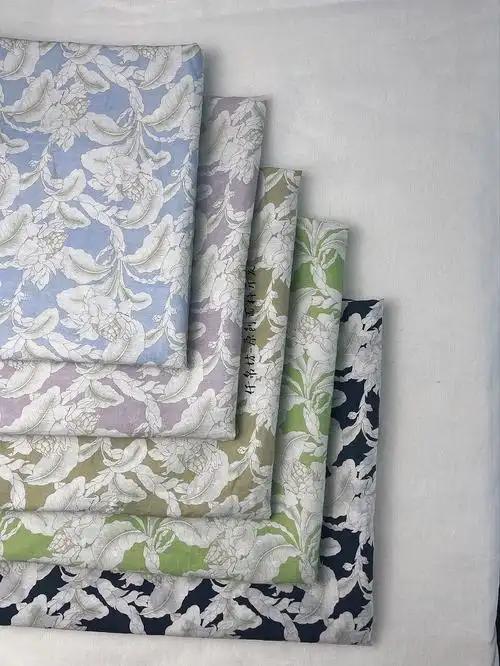 宫廷风花纹印花面料全集(全色)