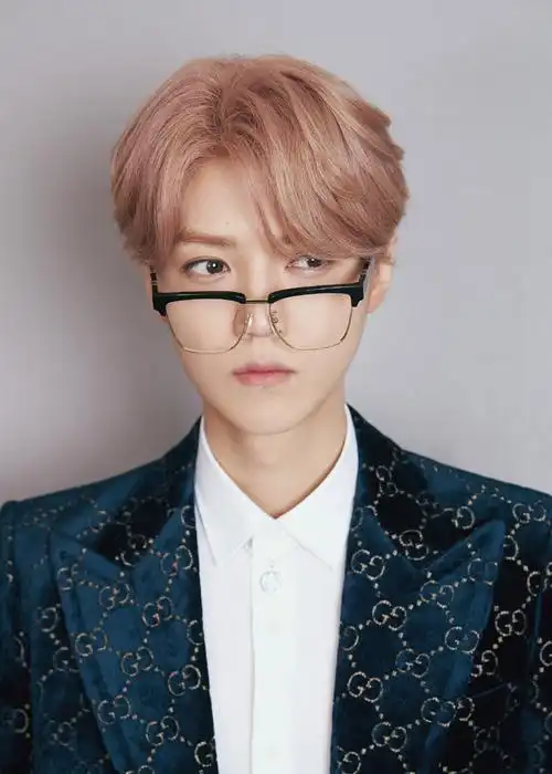 > 鹿晗丝绒西装帅气写真图片(5/6)