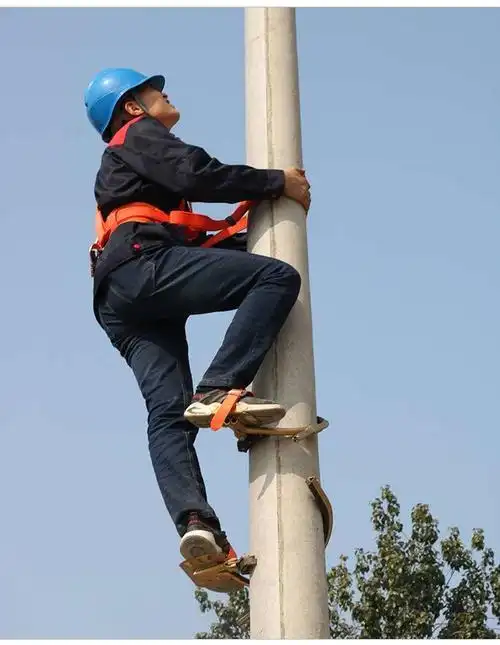 五金工具 家用五金 迎春花 电工上电线杆脚扣爬杆器新款电力登杆国标