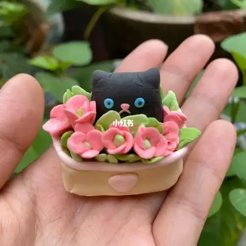 超轻粘土跟着onek老师捏小猫