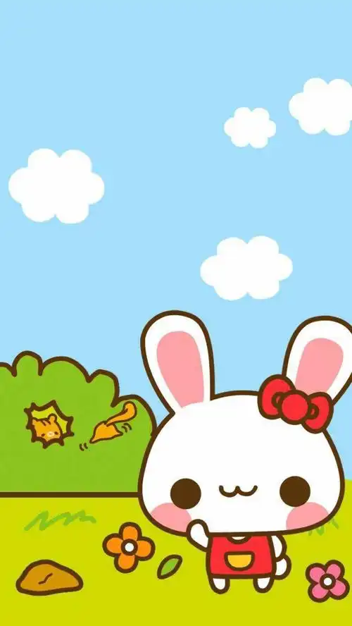 简单 清新 可爱 手绘 卡通 动漫 二次元 萌系 清新 插画 手机壁纸