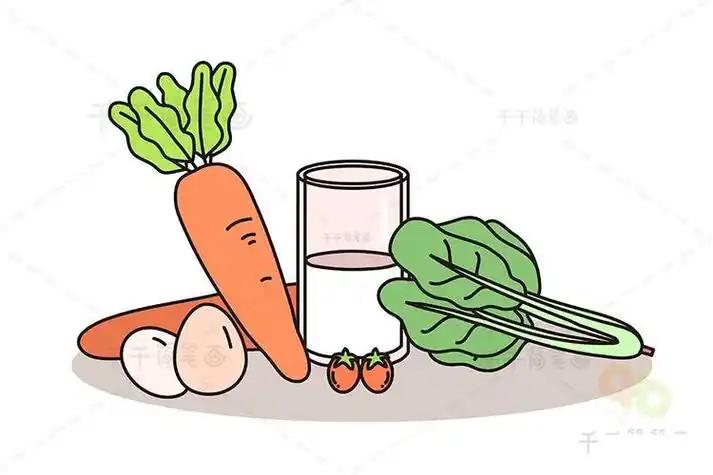 维生素食物简笔画