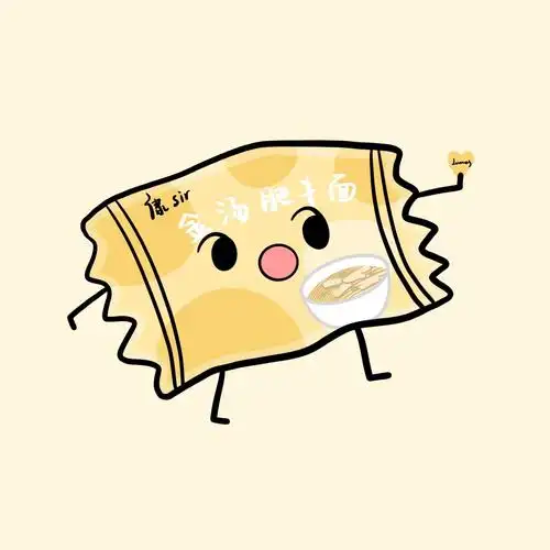 q版方便面可爱卡通手绘头像图片