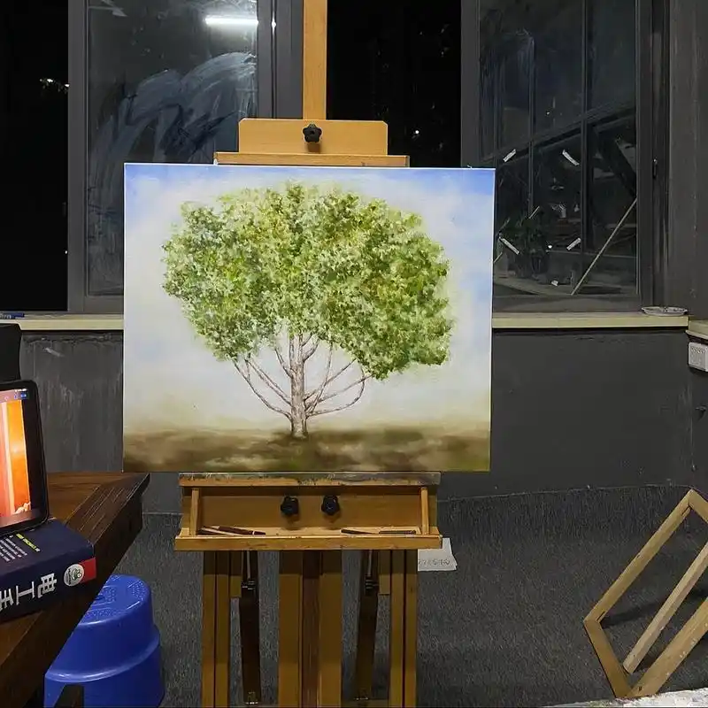 电影怦然心动 梧桐树油画 电影《怦然心动》的台词:"你必须看到整体