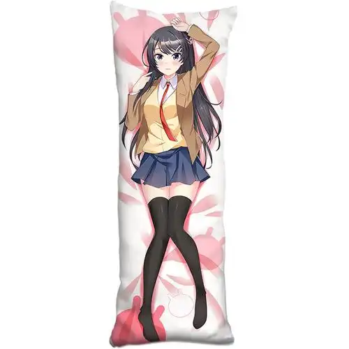 等身抱枕樱岛麻衣周边青春猪头少年不会梦见兔女郎学姐靠枕套枕头