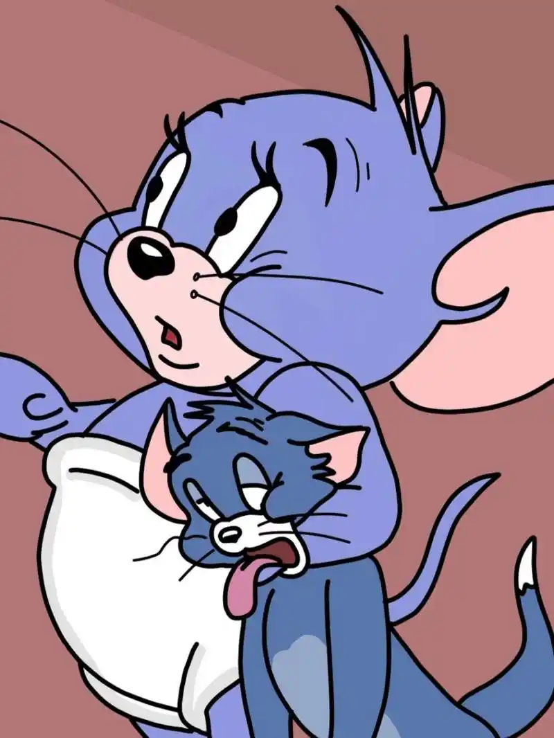 手机壁纸# #汤姆和杰瑞# #动漫壁纸# #动漫情侣头像# #头像# #感Ζ