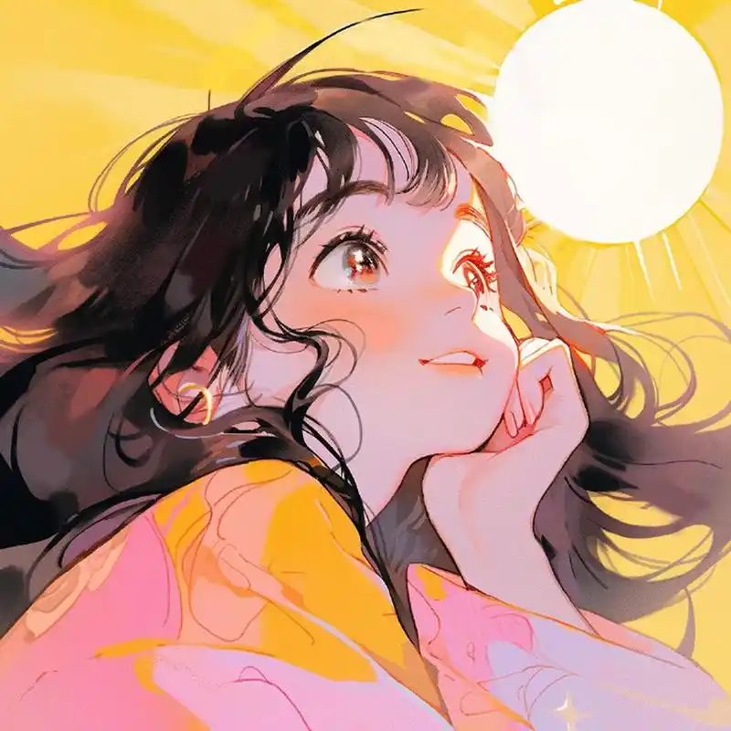 很少女心的卡通女生wechat头像 #女生卡通头像# #女生头像# #好看的