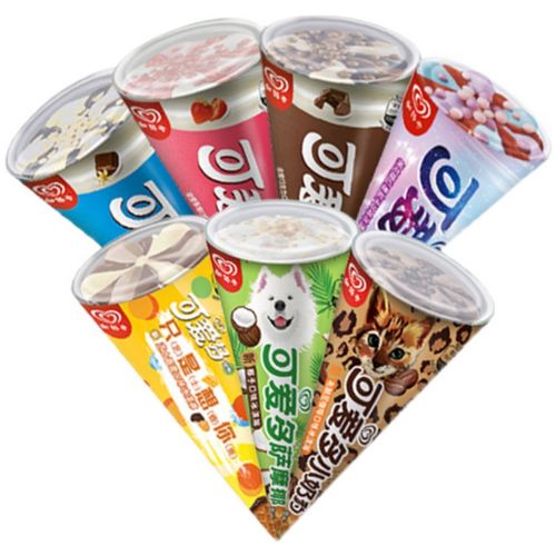 【新品】和路雪可爱多布朗尼咖啡萨摩耶甜筒冰淇淋雪糕网红冷饮