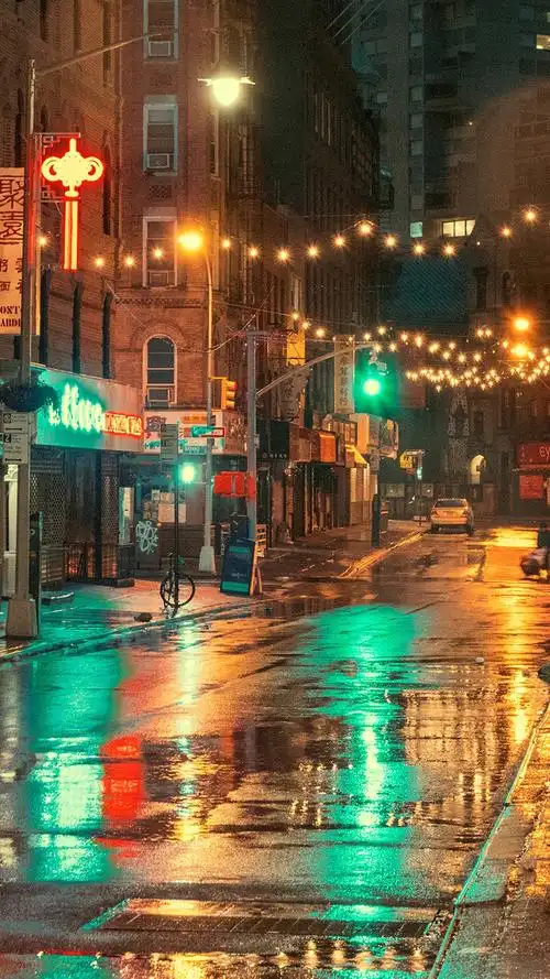 唯美道路建筑街景手机壁纸图片