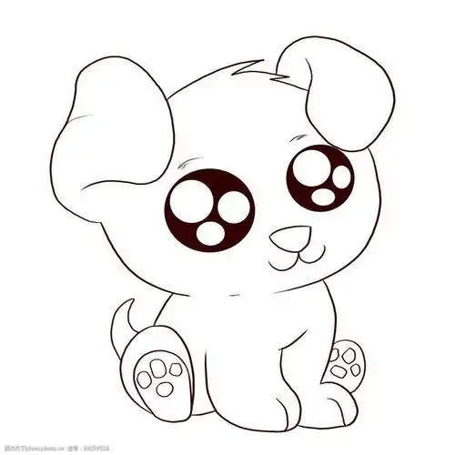 狗简笔画可爱 狗简笔画可爱呆萌