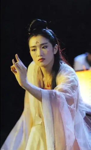 中那个带着邪气,又白衣出尘的巫行云亦正亦邪的形象似乎也蛮符合巩俐