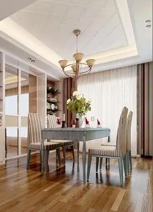 欧式餐厅吊顶效果图