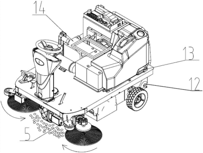一种扫地车的制作方法