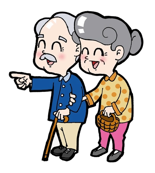 老人卡通