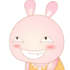 嘿嘿,无耻的笑了 - 小兔乖乖表情包_可爱_萌萌哒_兔子表情