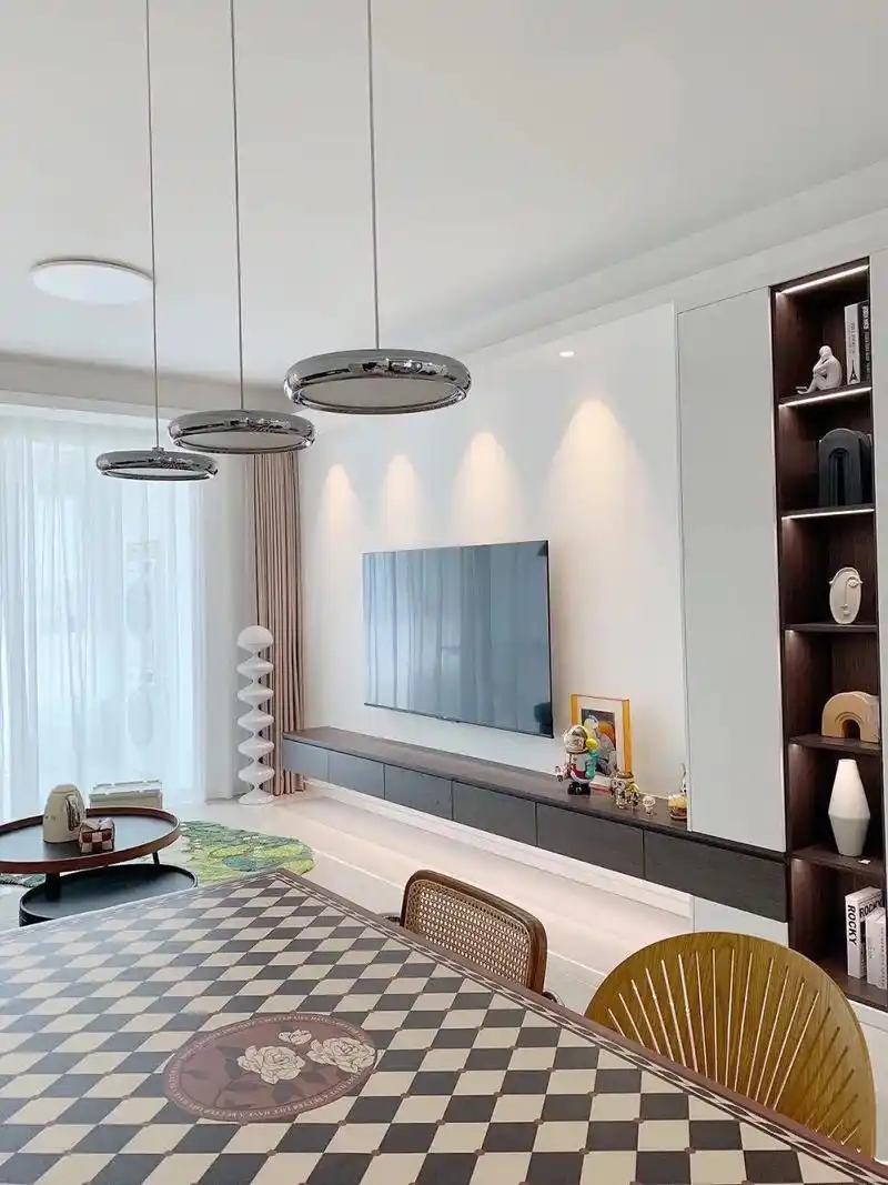 电视背景墙 #客厅 #电 - 抖音