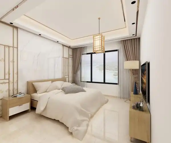 佰盛中央公园a5主卧-欧神诺瓷砖效果图