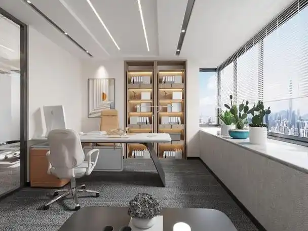 合肥现代简约风办公室装修设计,让你的工作环境更高效!
