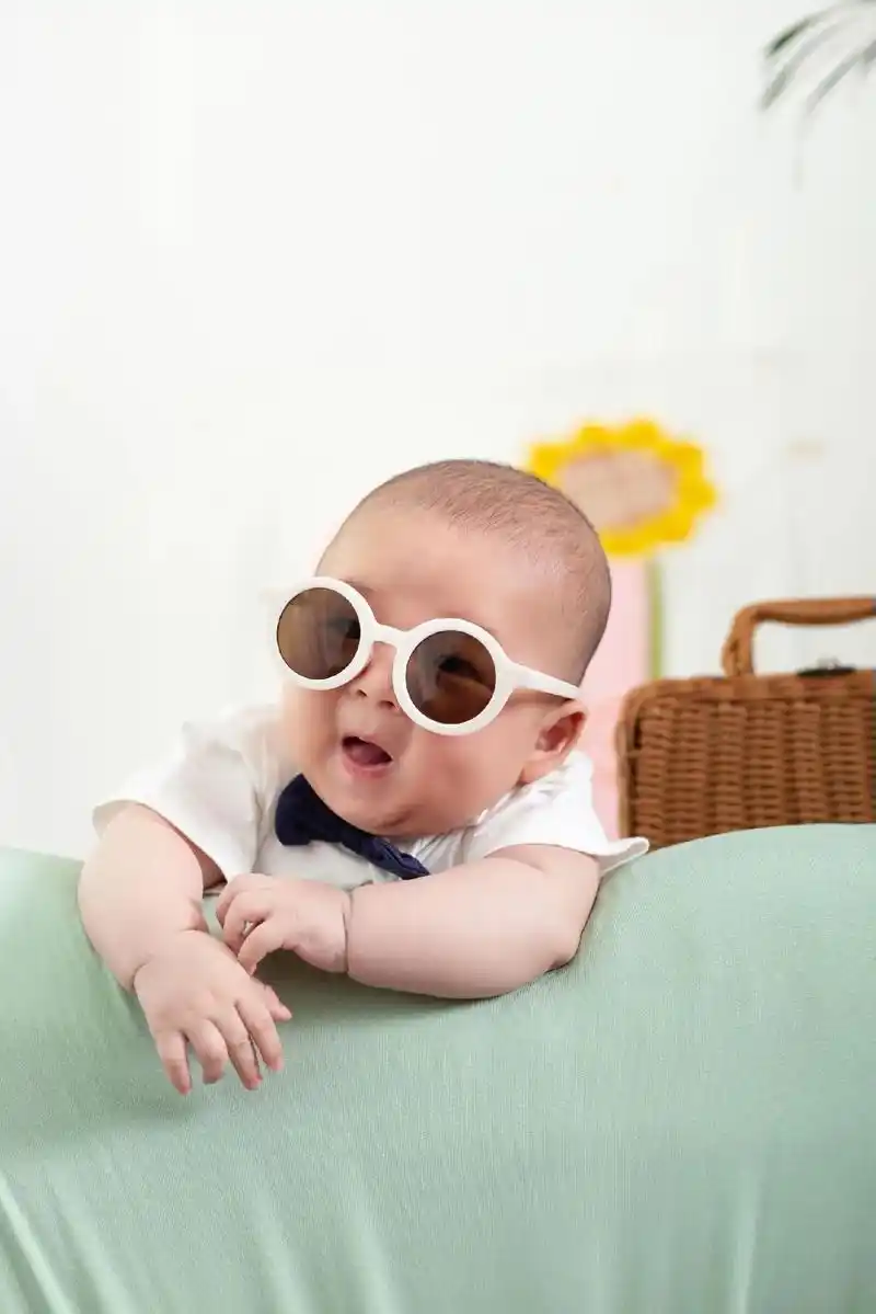 宝宝百天照 #我的小男孩 #治愈系笑容 #爱 - 抖音