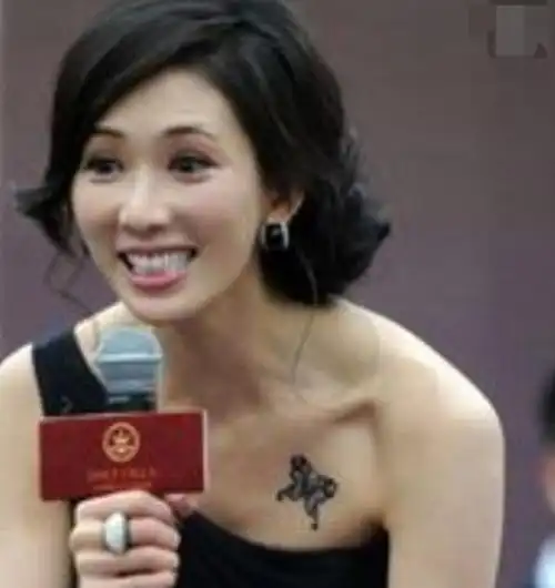 女星纹身:柳岩纹在屁股上,白百何纹在手上,秦海璐纹在胸部|林志玲