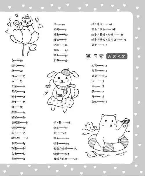 幼儿简笔画目录设计 简笔画图片大全-蒲城教育文学网
