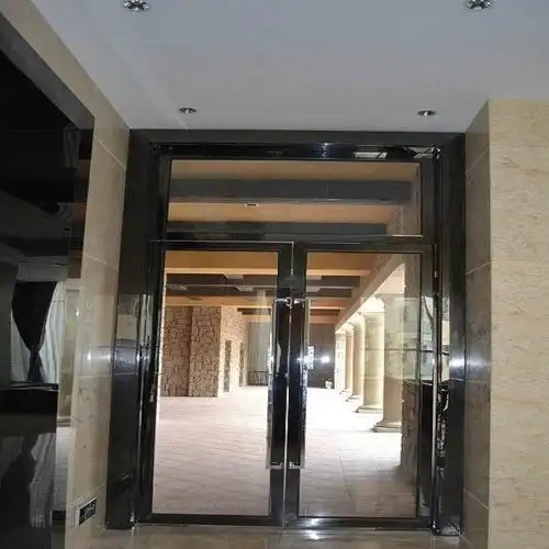 【】地弹簧门zc-dth17不锈钢推拉门不锈钢防火玻璃门进户门