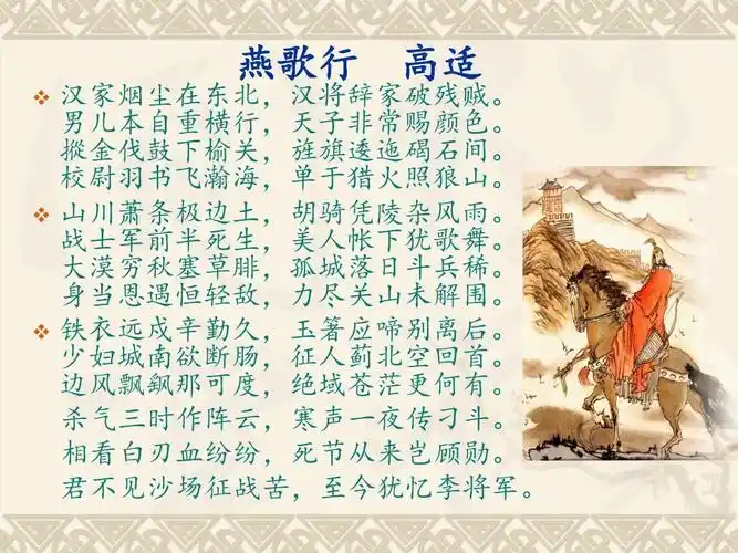 燕歌行 高适