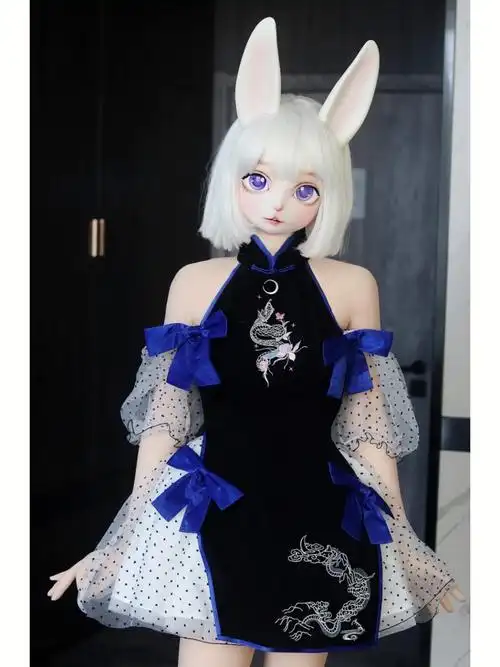 今天拍了一天#kigurumi  #娃娃  ###头壳  #lolita #福瑞控