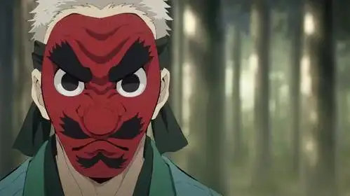 鬼灭之刃:鳞泷为何戴面具?原因和他一样_天狗