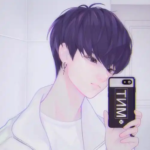 个性手绘男头像