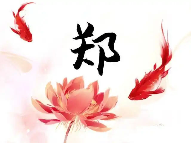 姓氏背景图:好运锦鲤