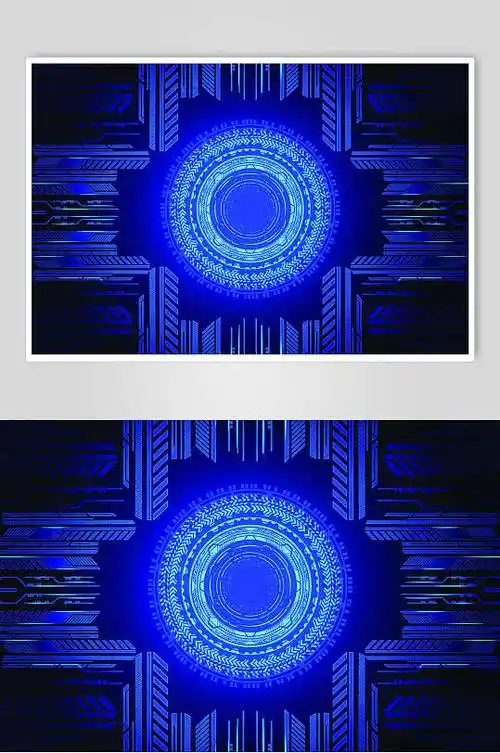 蓝色科幻线条图片-蓝色科幻线条素材下载-众图网