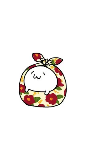 可爱卡通小包袱团子