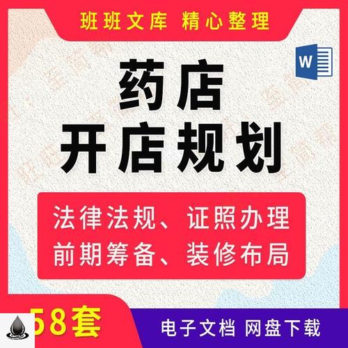 创业开办零售药房连锁药店前期分析筹备选址技巧装修布局规划设计