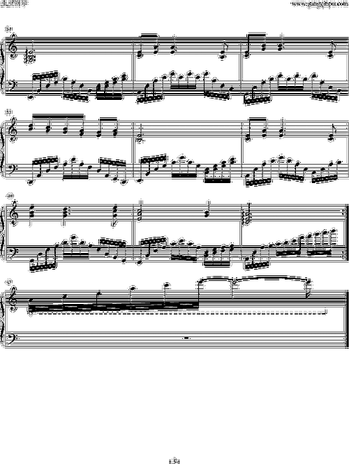 相思 毛阿敏 钢琴谱,歌谱 简谱,五线谱