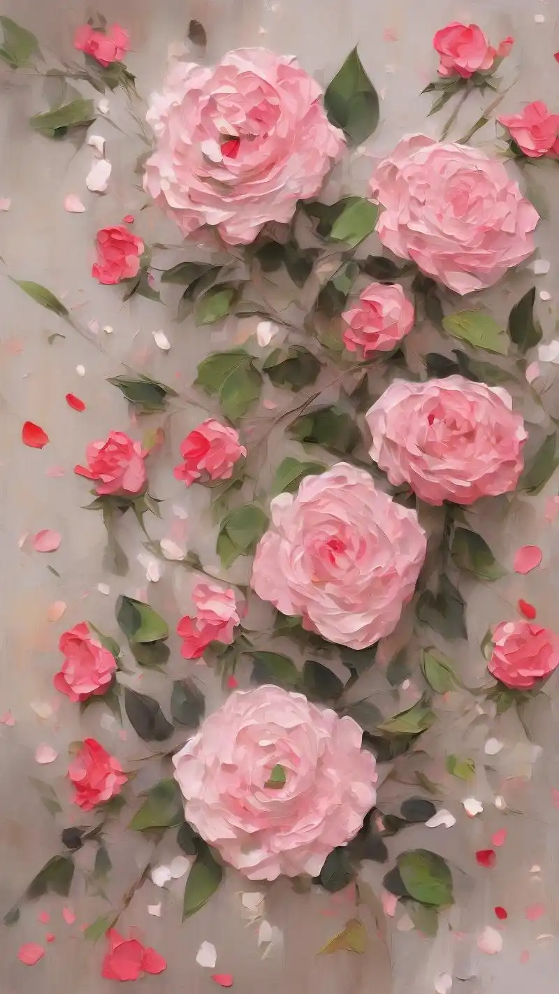 粉色玫瑰壁纸95温柔浪漫氛围感拉满 粉色玫瑰壁纸来啦~94 温柔