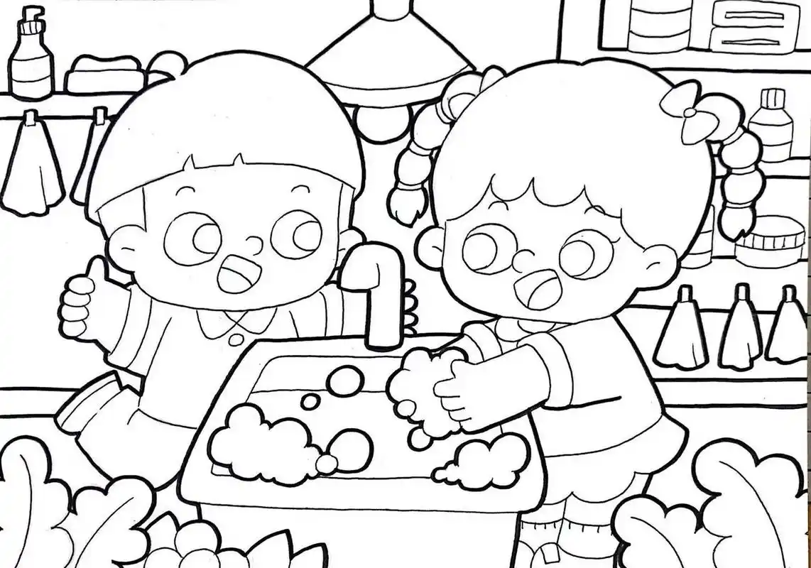 绘画小课堂❤️爱干净|勤洗手|我是卫生小卫士 暑假马上到了,快抓