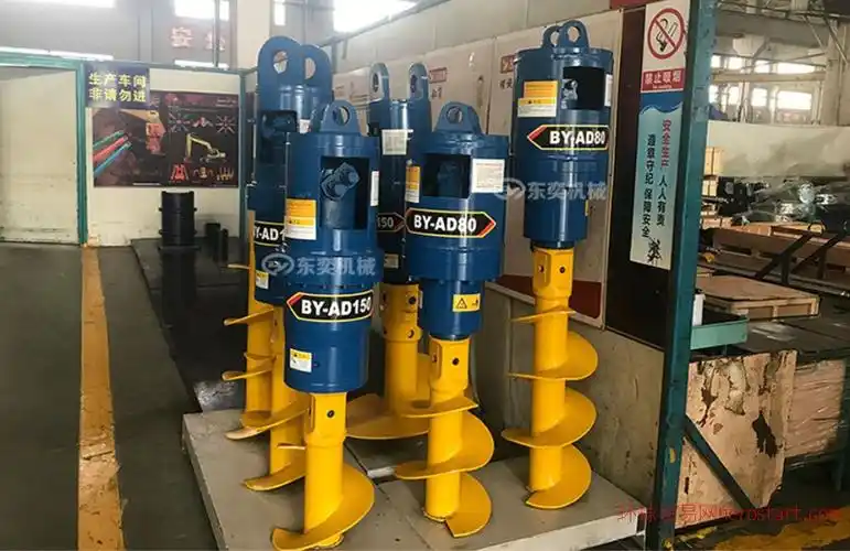 供应小型桩孔机钻孔机液压螺旋钻桩机