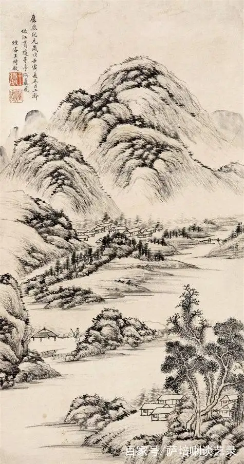 布墨神逸,丘壑浑成,明末清初著名画家王时敏山水画作品欣赏