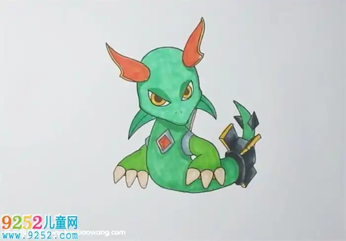 裂空座简笔画 精灵宝可梦简笔画