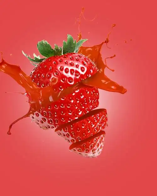 ps教程如何用ps制作创意水果切片爆浆效果简单几步教你做出来