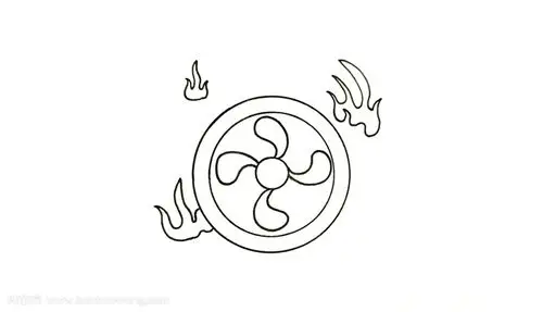哪吒的风火轮怎么画
