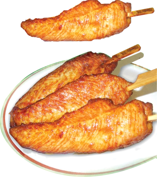 鸡肉香嫩鸡柳香辣美食小吃