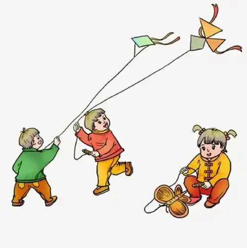 看图写话 放风筝