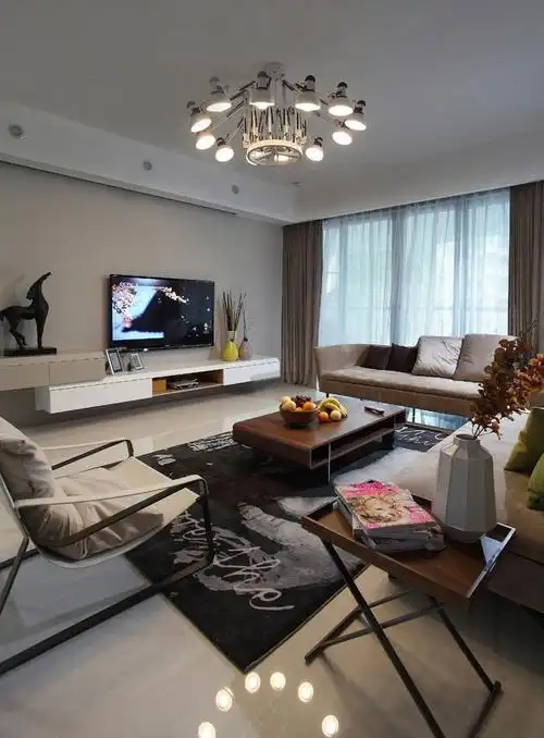 现代风格客厅吊顶装修效果图 客厅天花板吊顶图片