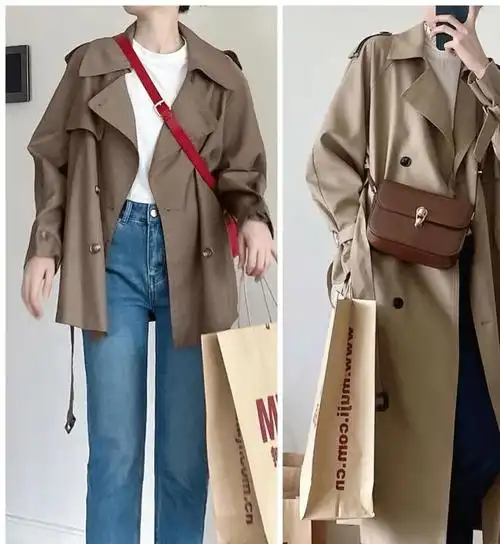 春季"风衣"穿搭的8个雷区,显土显胖还邋遢!看看你都中了没