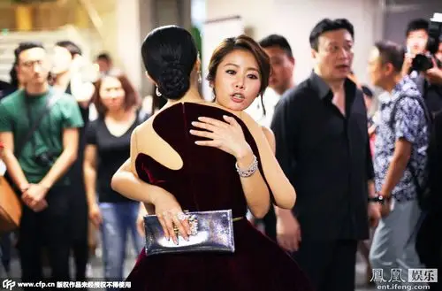 林心如与范冰冰.