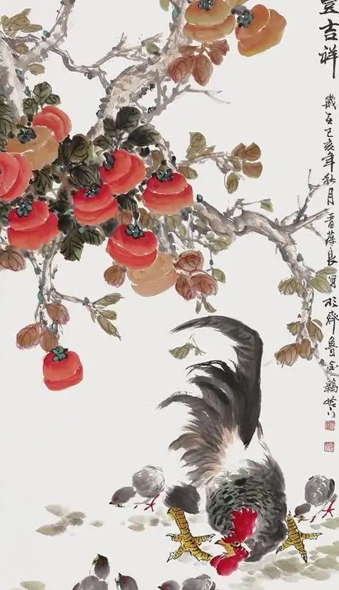 大师级国画公鸡 大师级国画公鸡画法